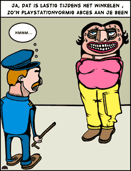 Nozzman - heterdaad versie 02 cartoon