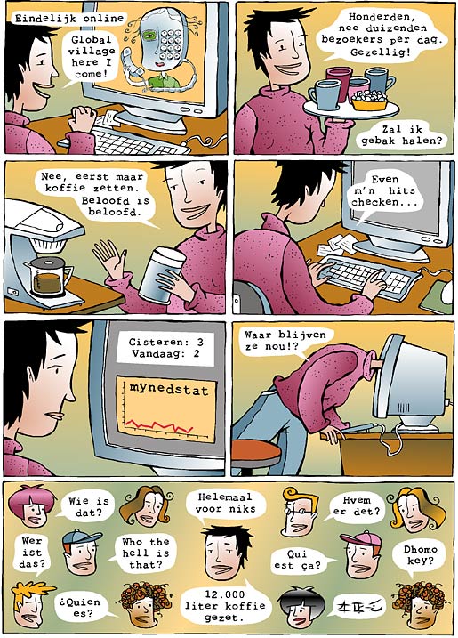 Sandra de Haan cartoon - eindelijk online