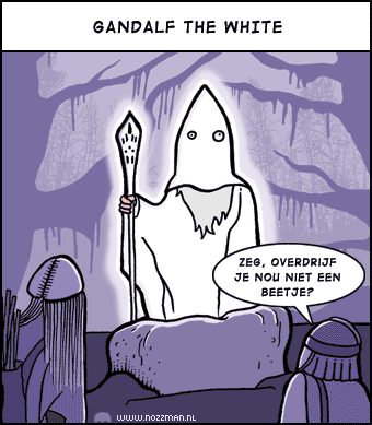 Nozzman - 195 - gandalf the white - cartoon