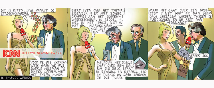 Boekenweek gaat niet over de brug