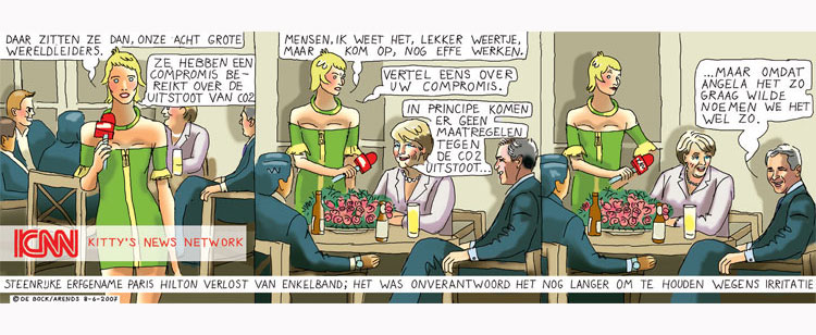 Angela heeft een succesje