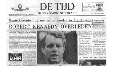 de tijd: kennedy is dood