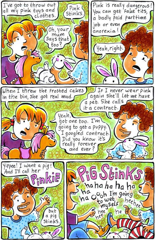 Pink stinks!