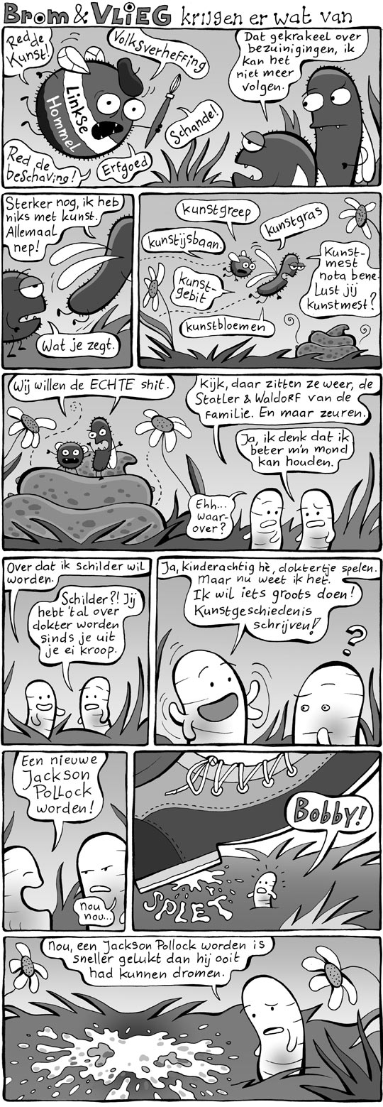 Brom & Vlieg snappen weinig van al dat geschreeuw tegen de bezuinigingen