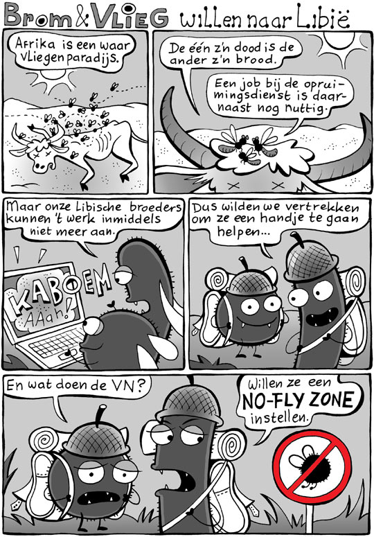 Brom & Vlieg willen naar Libië.
