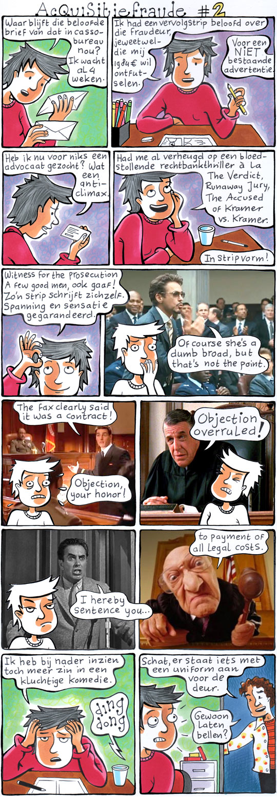 Acquisitiefraude, deel 2 van de feuilleton.