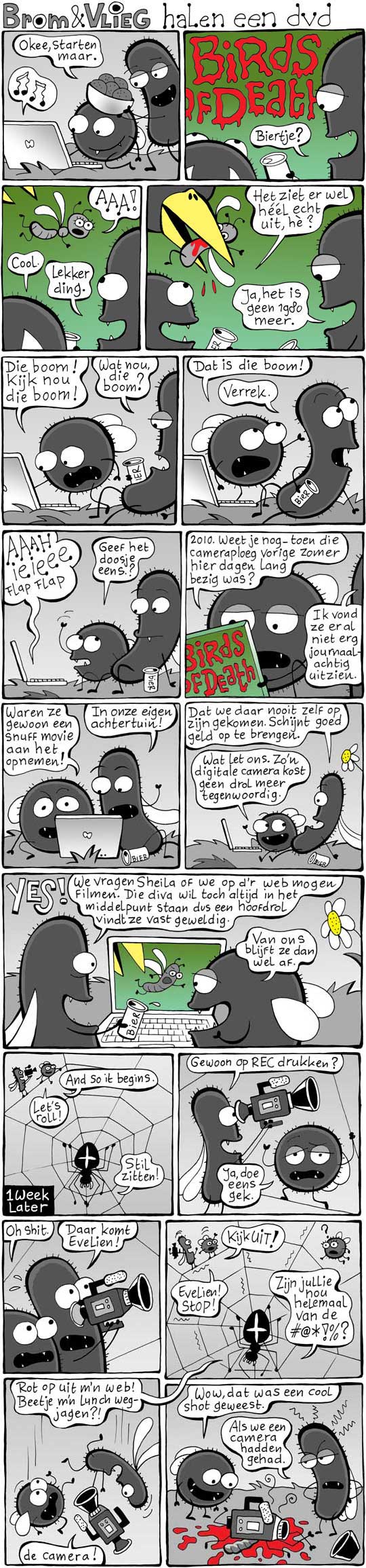 Brom & Vlieg halen een horror-dvd.