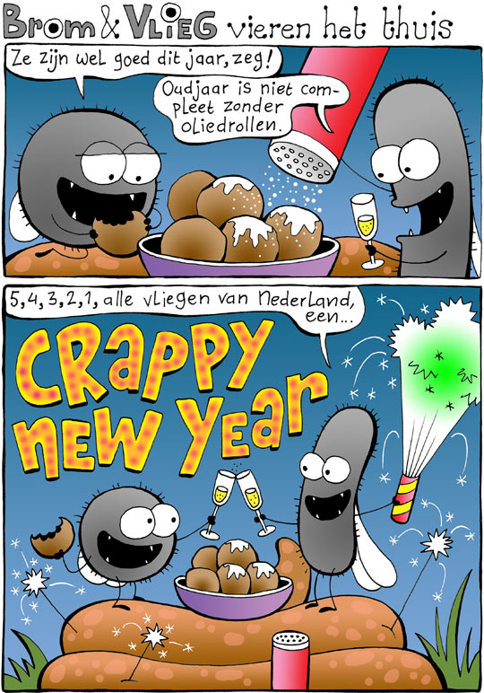 Brom & Vlieg vieren het thuis