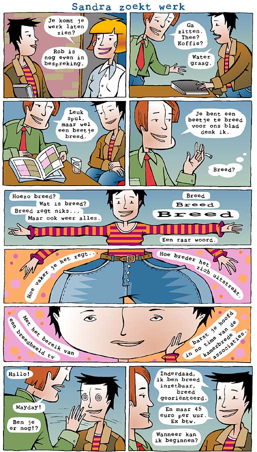 Sandra de Haan cartoon - breed