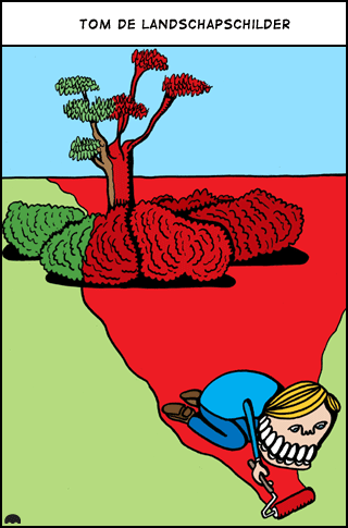 Nozzman - 58 - landschapsschilder - cartoon