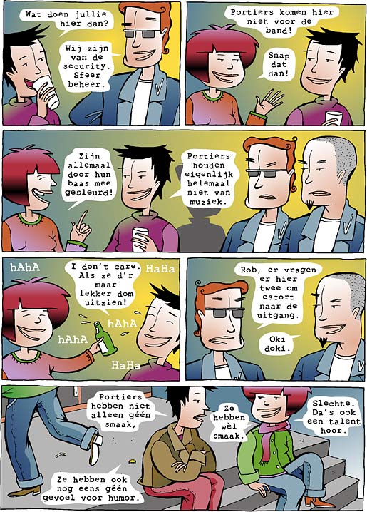 sandra de haan cartoon - vrijdagavond deel 2