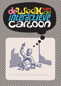 Flyer interactieve cartoon